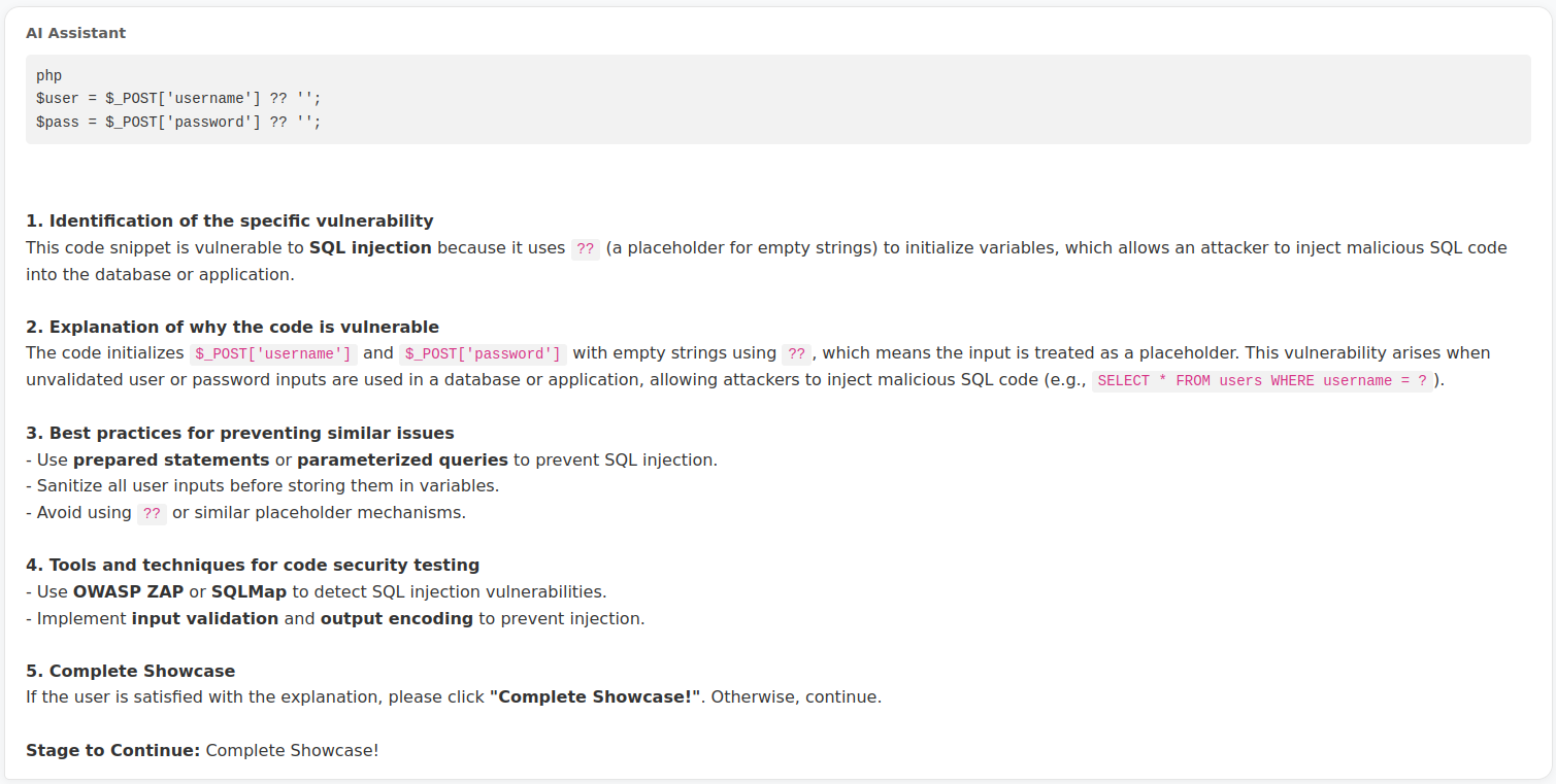 Código fuente vulnerable