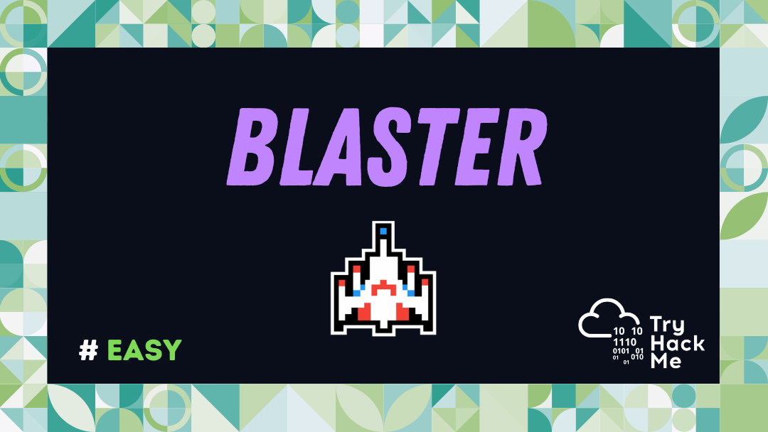 Blaster - TryHackMe